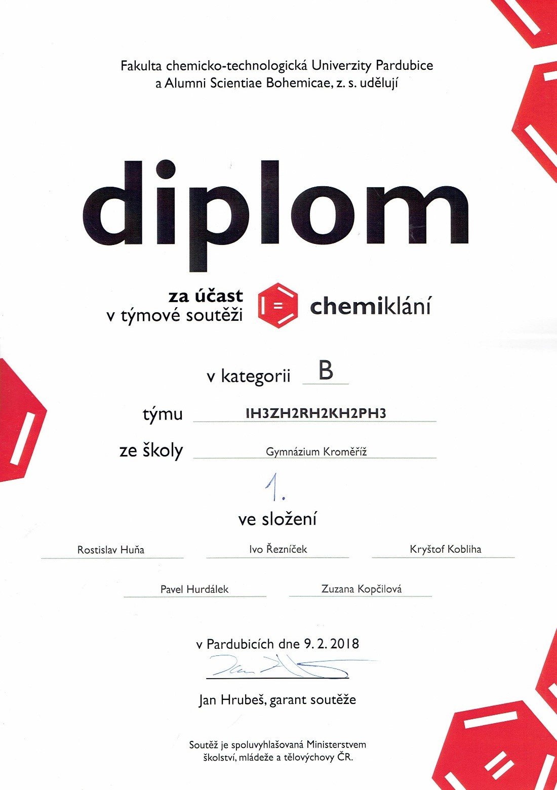 CHEMIKLÁNÍ