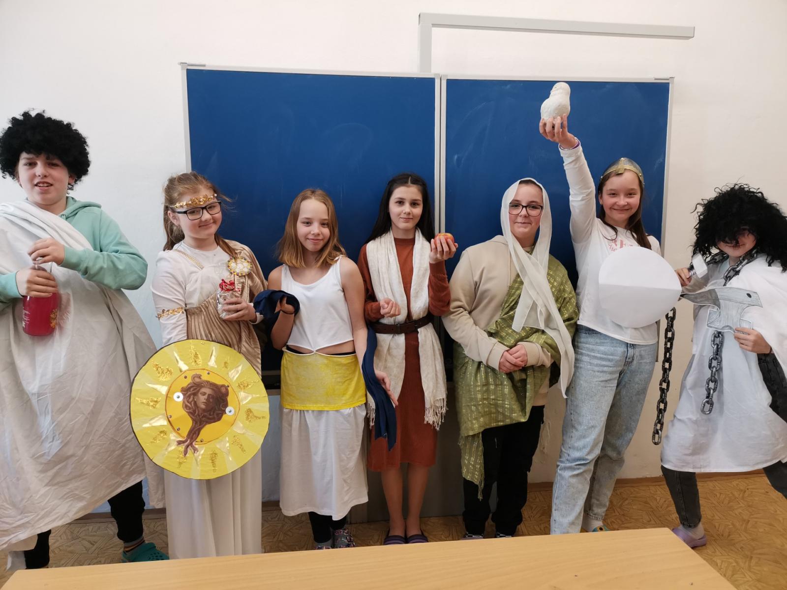 Řečtí bohové navštívili Gymnázium Kroměříž