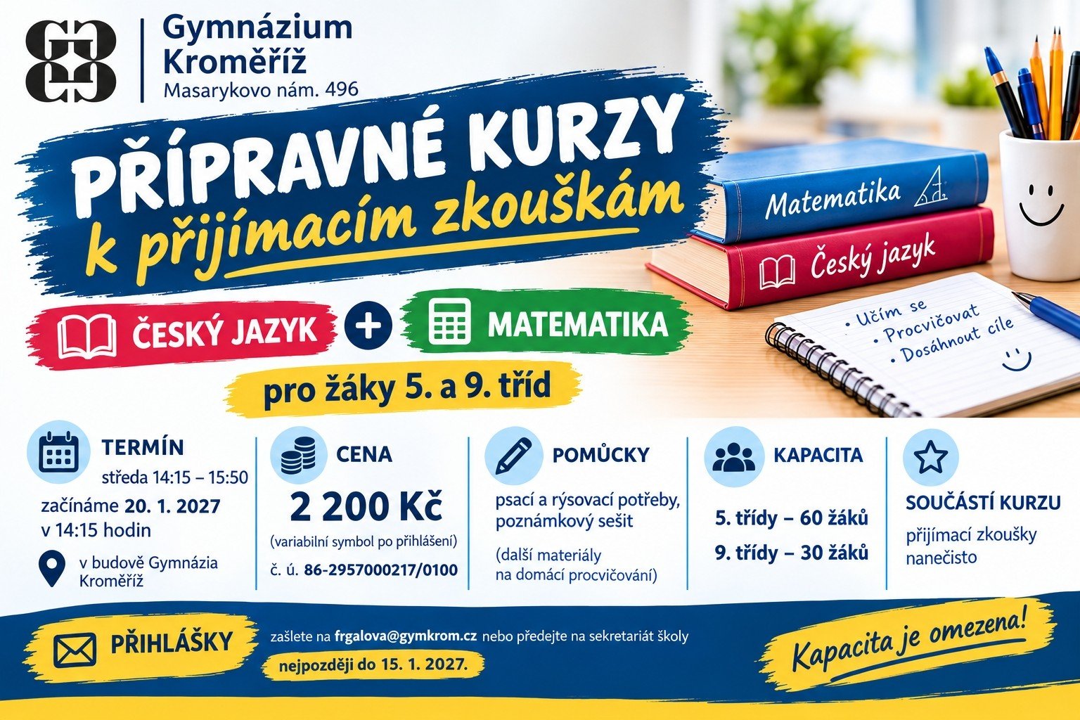 Kurzy k přijímacím zkouškám